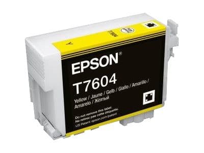 Epson T7604 Original UltraChrome HD Ink Cartridge 26 ml - Yellow - Image 4