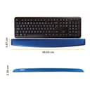 Fellowes 9178401 wrist rest Gel, Polyurethane Blue thumbnail 2