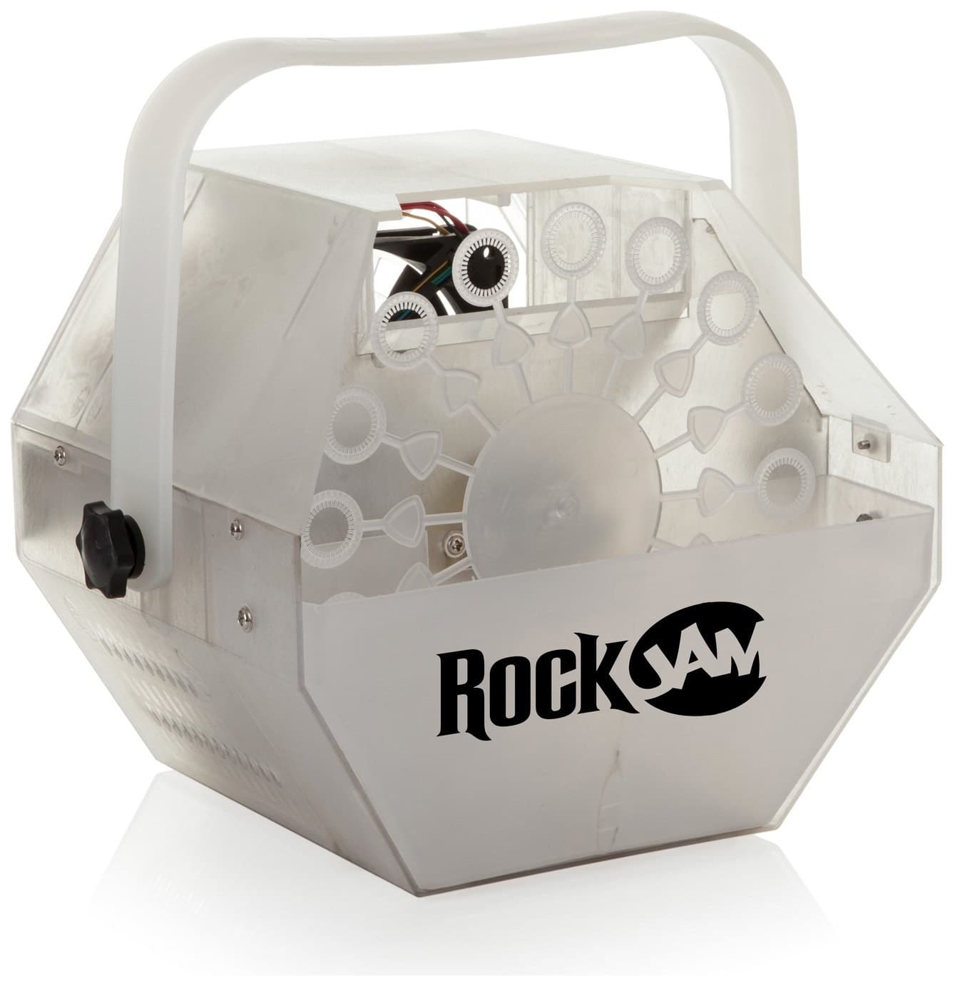 Rockjam Lightshow Machine With Built-in Leds, 1 Liter Of Bubble Liquid, (bb-a...