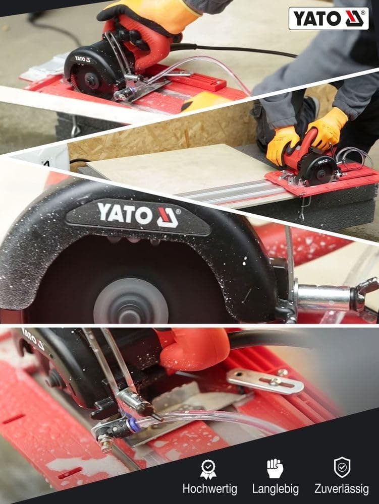 Yato Tiles Cutter 125MM 1400W Wet&Dry - Black - Image 6