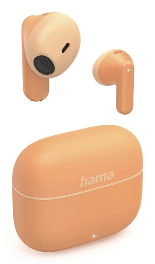 Hama Freedom Light II True Wireless Bluetooth Earbuds with Microphone - Orange - Image 1