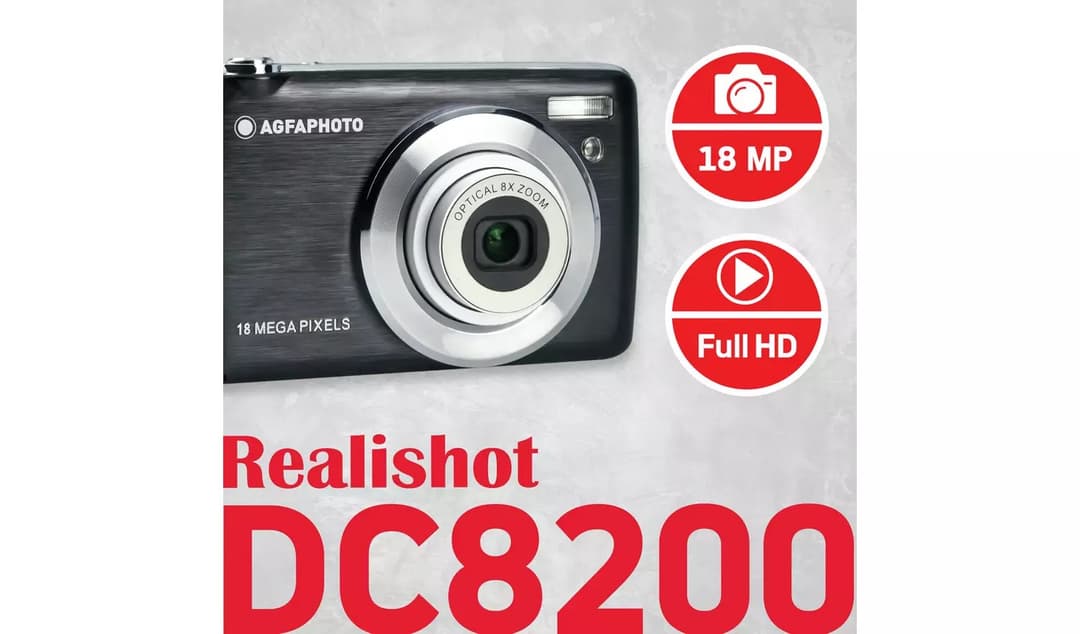 AgfaPhoto Realishot DC8200 Digital Camera Black - Image 2
