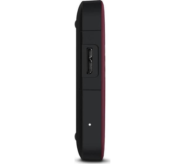 WD My Passport Ultra Exclusive Portable Hard Drive - 1 TB, Wild Berry - Image 2