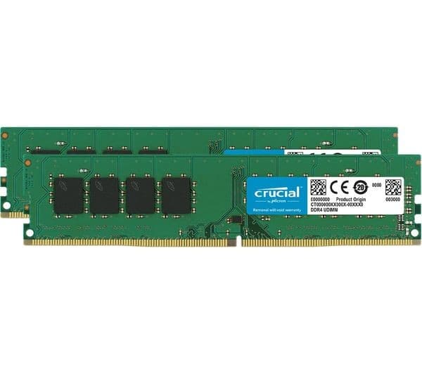 CRUCIAL 64 GB 3200 MHz DDR4 Memory Kit - 32 GB x 2