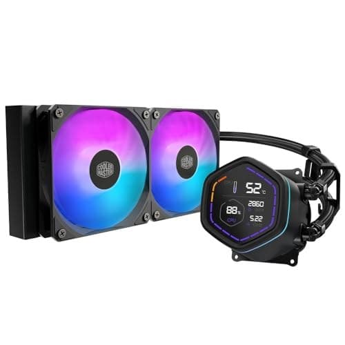 Cooler Master MasterLiquid Core Nex Digital ARGB AIO CPU Cooler - Black 240mm - Image 5