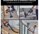 Shark Stratos Anti Hair Wrap Plus Pet Pro IZ420UKT Cordless Vacuum Cleaner - Silver thumbnail 10