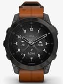 Garmin epix Gen 2 47mm AMOLED GPS Smartwatch with Leather Strap - Black thumbnail 1