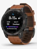 Garmin epix Gen 2 47mm AMOLED GPS Smartwatch with Leather Strap - Black thumbnail 2