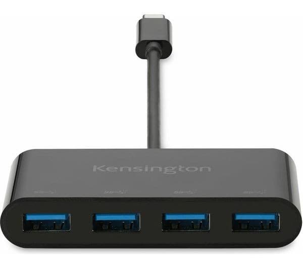 Kensington CH1200 4-Port USB Type-C Hub Black