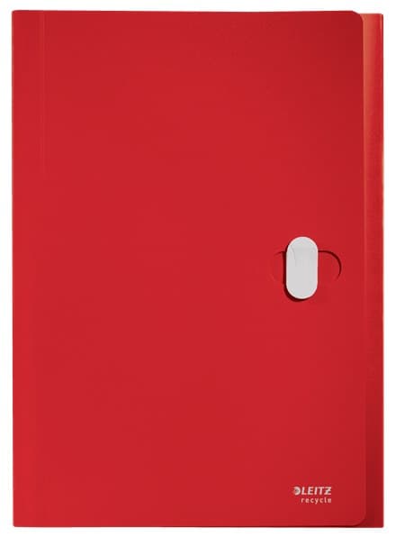 Leitz Recycle Expanding Concertina File A4 5 Compartments Red - Image 2
