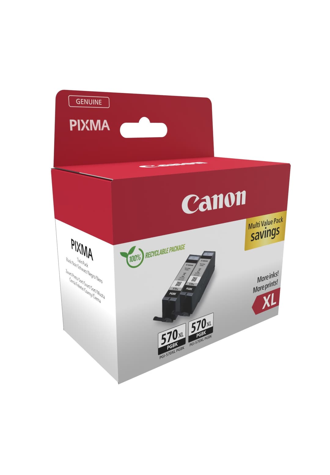 Canon 0318C010 ink cartridge 2 pc(s) Original High (XL) Yield Black - Image 2