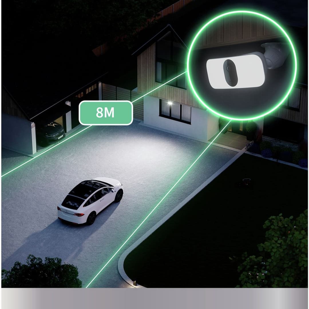 Arlo Pro 3 Floodlight Outdoor Security Camera 1 pack – White - Image 2