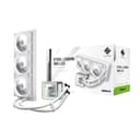 ASRock Steel Legend 360 LCD All-in-One Liquid CPU Cooler, 360mm Radiator, 3.4" LCD - White thumbnail 1
