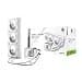 ASRock Steel Legend 360 LCD All-in-One Liquid CPU Cooler, 360mm Radiator, 3.4" LCD - White - Image 3
