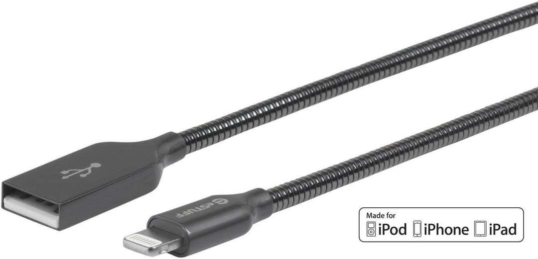 Lightning Cable MFI 1,5m Steel - Image 1
