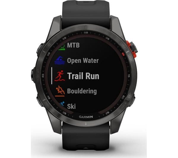 GARMIN fenix 7S Solar - Slate Grey & Black, 42 mm - Image 3