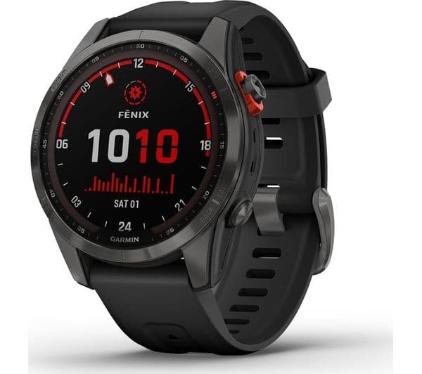 GARMIN fenix 7S Solar - Slate Grey & Black, 42 mm - Image 8