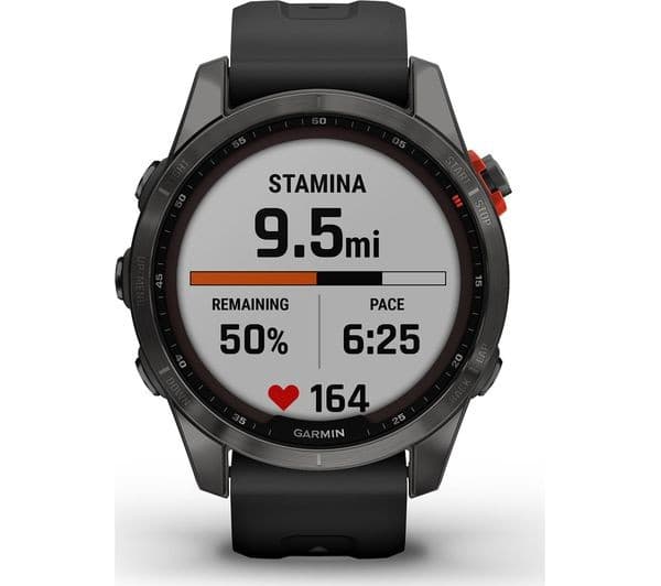 GARMIN fenix 7S Solar - Slate Grey & Black, 42 mm - Image 9