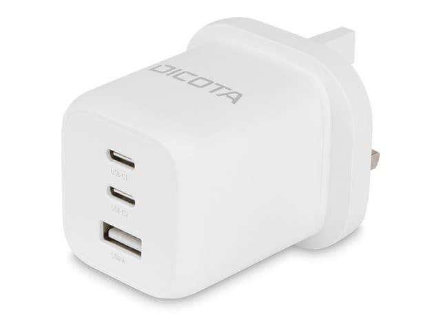 DICOTA power adapter - compact, GaN - 2 x USB-C, USB - 65 Watt - Image 2