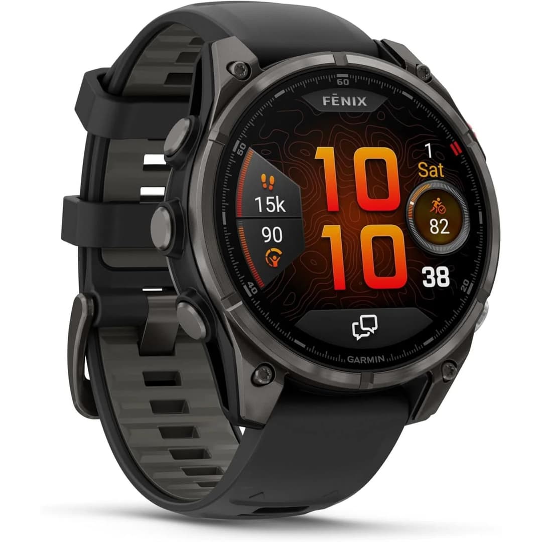 Garmin Fenix 8 Pro Sapphire Smartwatch 51mm Titanium Carbon Gray - Image 1