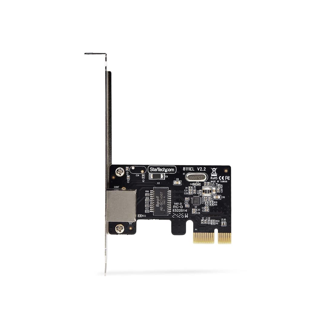 StarTech.com 1-Port Gigabit PCIe Network Adapter Card, 10/100/1000Mbps PCI Express LAN Card, NIC, Realtek RTL8111H, Works with Windows and Linux, TAA Compliant - Image 4