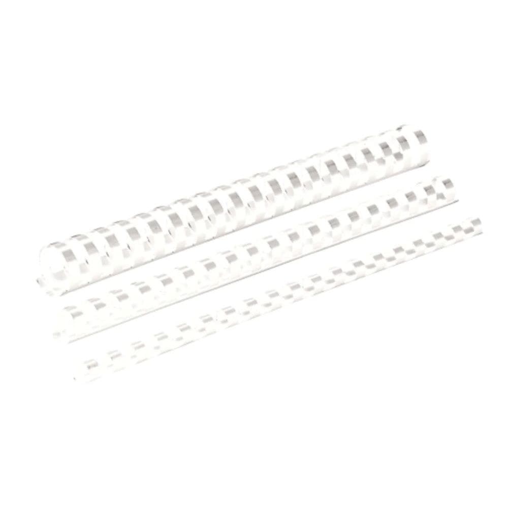 Fellowes 5350202 51mm Plastic Binding Combs - White (Pack of 50) - Image 1