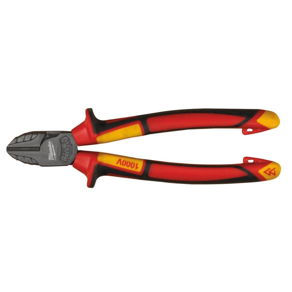 Milwaukee VDE Diagonal Cutter 180mm - Red - Image 1