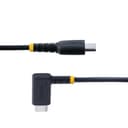 StarTech.com 6ft (2m) USB C Charging Cable Right Angle - 60W PD 3A - Heavy Duty Fast Charge USB-C Cable - Black USB 2.0 Type-C - Rugged Aramid Fiber - USB Charging Cord thumbnail 4