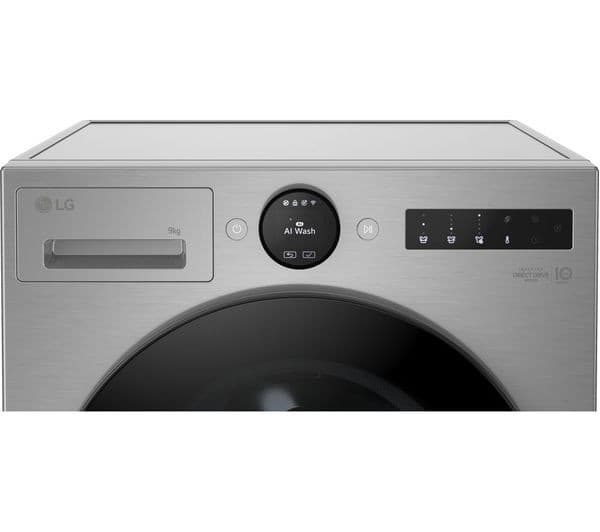 LG VX70 Series AI Direct Drive WiFi-enabled 9 kg 1400 Spin Washing Machine - Silver - Image 3