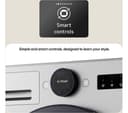 LG VX70 Series AI Direct Drive WiFi-enabled 9 kg 1400 Spin Washing Machine - Silver thumbnail 7