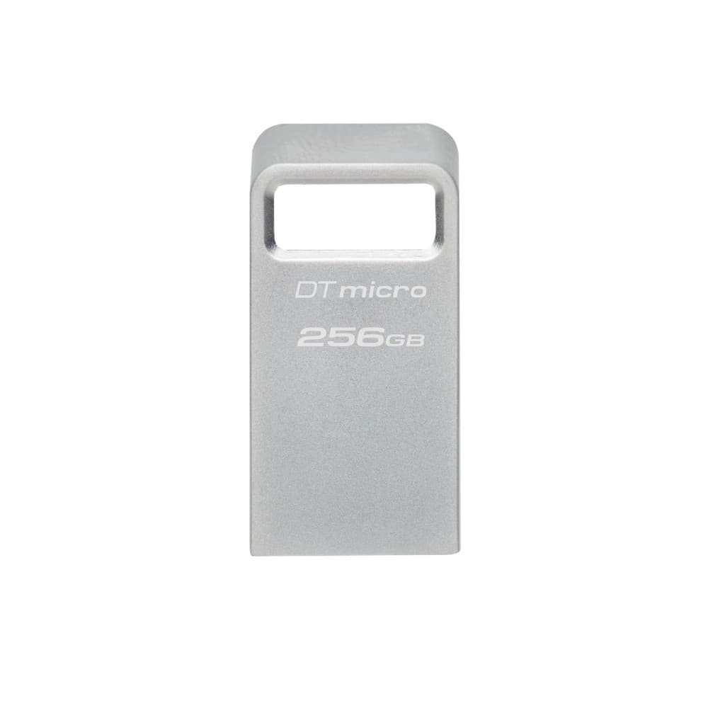 Kingston Technology DataTraveler 256GB USB Type-A 3.2 Micro USB Flash Drive - Silver - Image 1