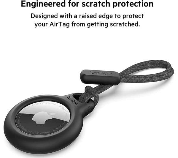 BELKIN Secure AirTag Holder with Strap - Black - Image 4