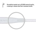 SILVERLABEL Lightning Cable 1m White thumbnail 5