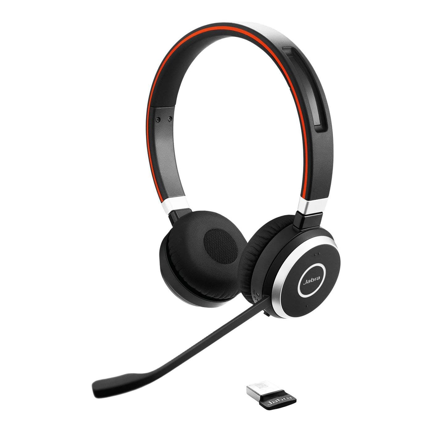 Jabra Evolve 65 SE UC Stereo Wireless Headset with Charging Stand