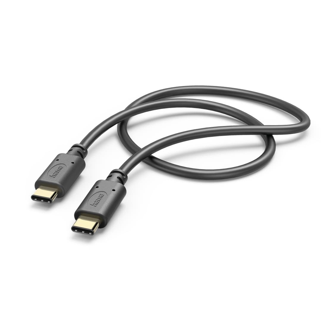 Hama USB-C to USB-C Charging Cable, 1 m, Black - Image 2