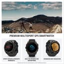 Garmin fēnix® 8 51 mm AMOLED Multisport GPS Smartwatch - Carbon Gray DLC Titanium with Pebble Gray Band thumbnail 2