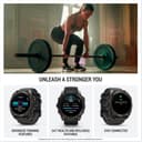 Garmin fēnix® 8 51 mm AMOLED Multisport GPS Smartwatch - Carbon Gray DLC Titanium with Pebble Gray Band thumbnail 4