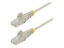 StarTech N6PAT150CMGRS Slim Snagless CAT 6 UTP Patch Cable 1.5m Grey thumbnail 1