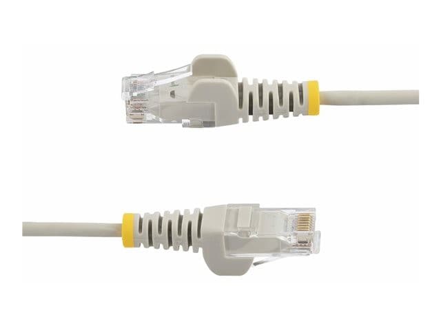 StarTech N6PAT150CMGRS Slim Snagless CAT 6 UTP Patch Cable 1.5m Grey - Image 4