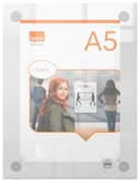 Nobo Premium Plus A5 Clear Acrylic Wall Mounted Poster Frame thumbnail 2