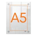 Nobo Premium Plus A5 Clear Acrylic Wall Mounted Poster Frame thumbnail 3
