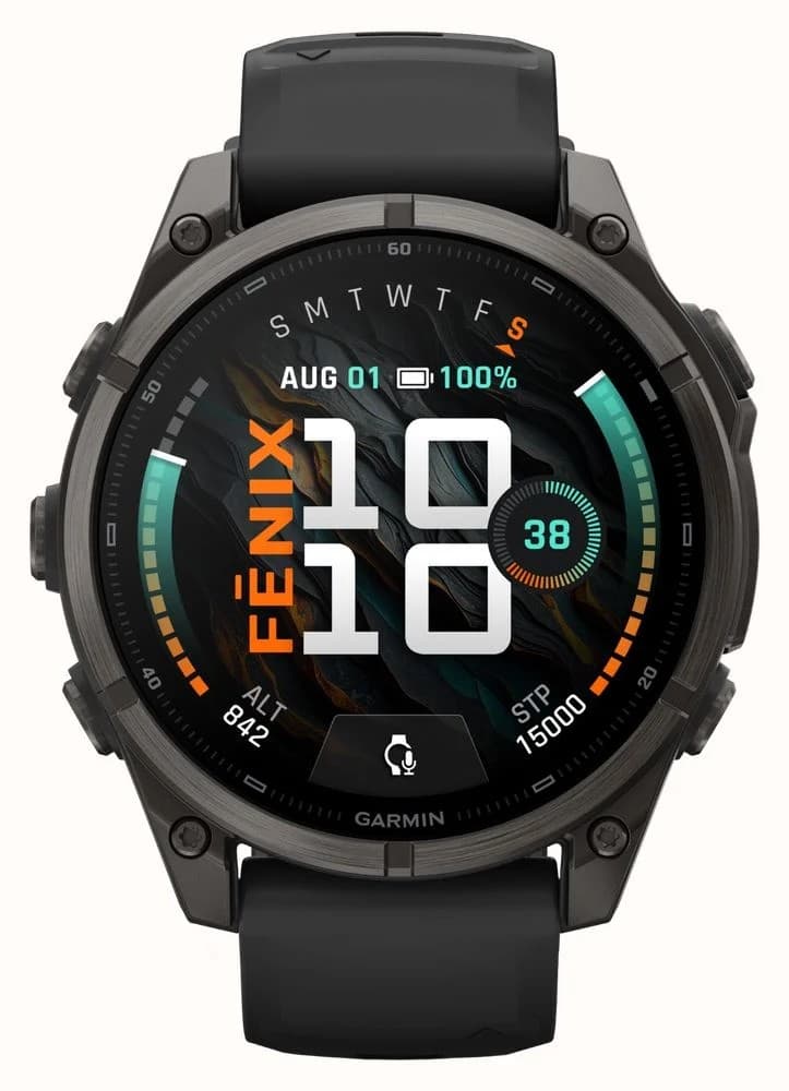 Garmin fēnix 9 47mm Premium GPS Multisport Smartwatch - Carbon Grey