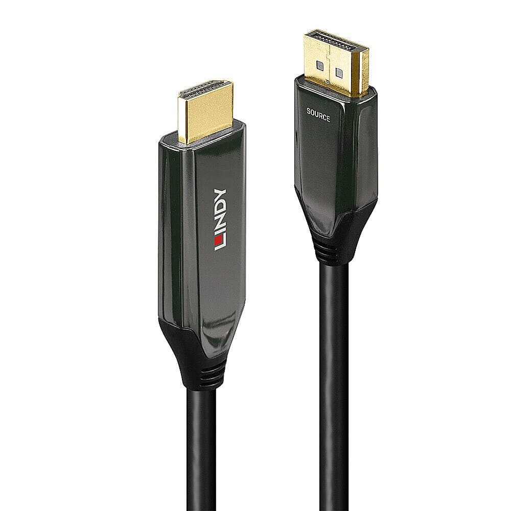 Lindy 2m Active DisplayPort 1.4 to HDMI 8K60 Cable - Image 1