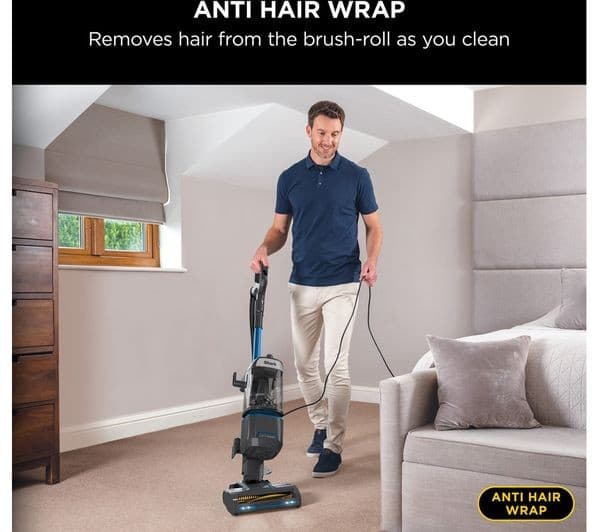 SHARK Anti Hair Wrap NZ710UK Upright Bagless Vacuum Cleaner - Blue - Image 2
