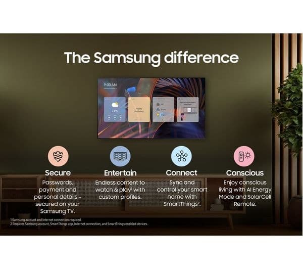 Samsung UE65DU7100KXXU 65" Smart 4K Ultra HD HDR LED TV with Bixby - Image 7