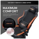 Anda seat Luna Large Office Gaming Chair - Black & Orange thumbnail 3