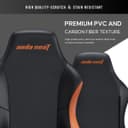 Anda seat Luna Large Office Gaming Chair - Black & Orange thumbnail 6