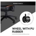 Anda seat Luna Large Office Gaming Chair - Black & Orange thumbnail 7