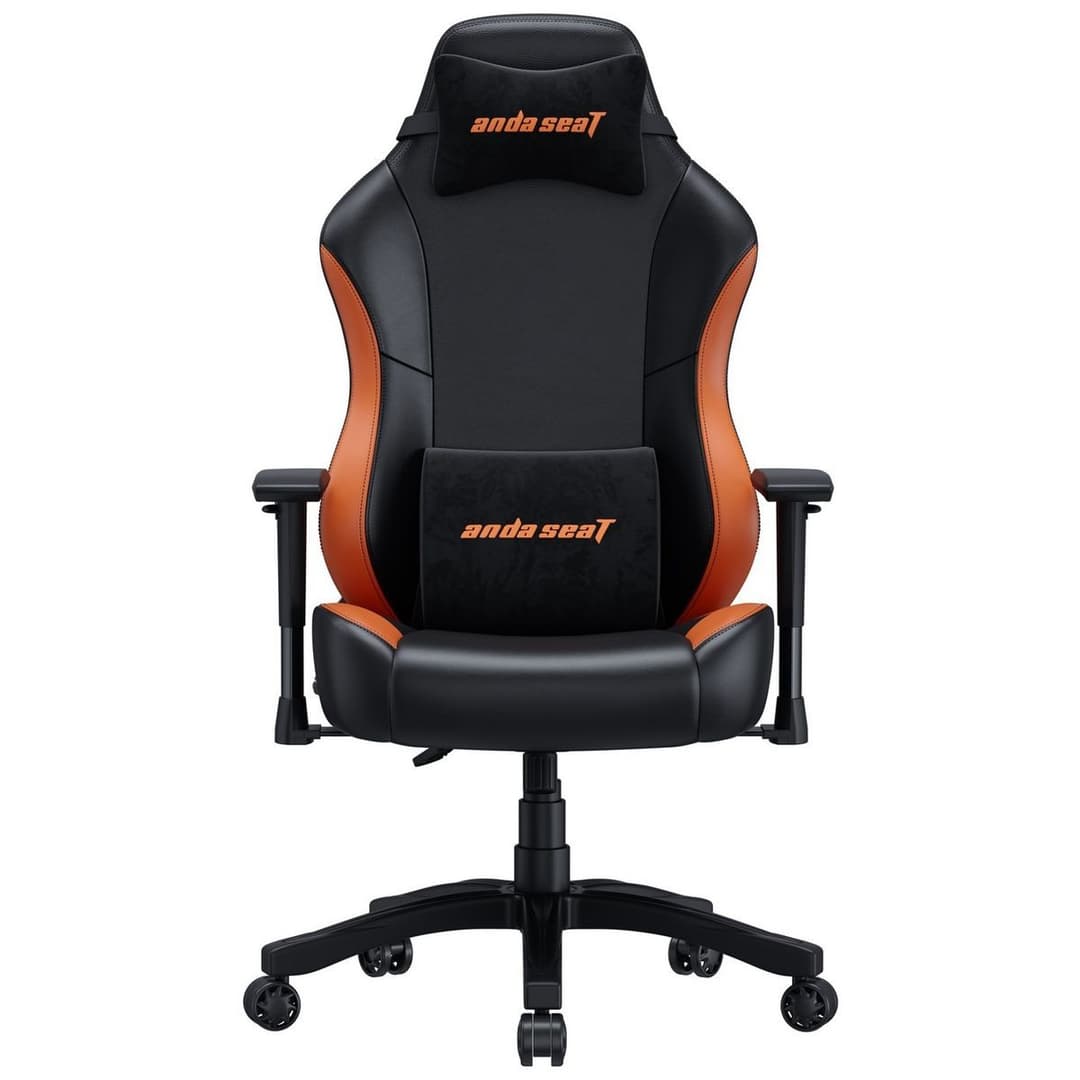 Anda seat Luna Large Office Gaming Chair - Black & Orange - Image 8