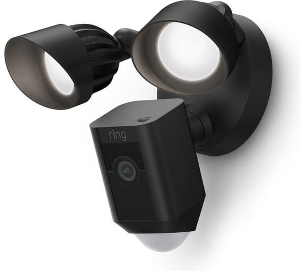 Ring Floodlight Cam Wired Plus 1080p Outdoor Security Camera - Black - Image 2